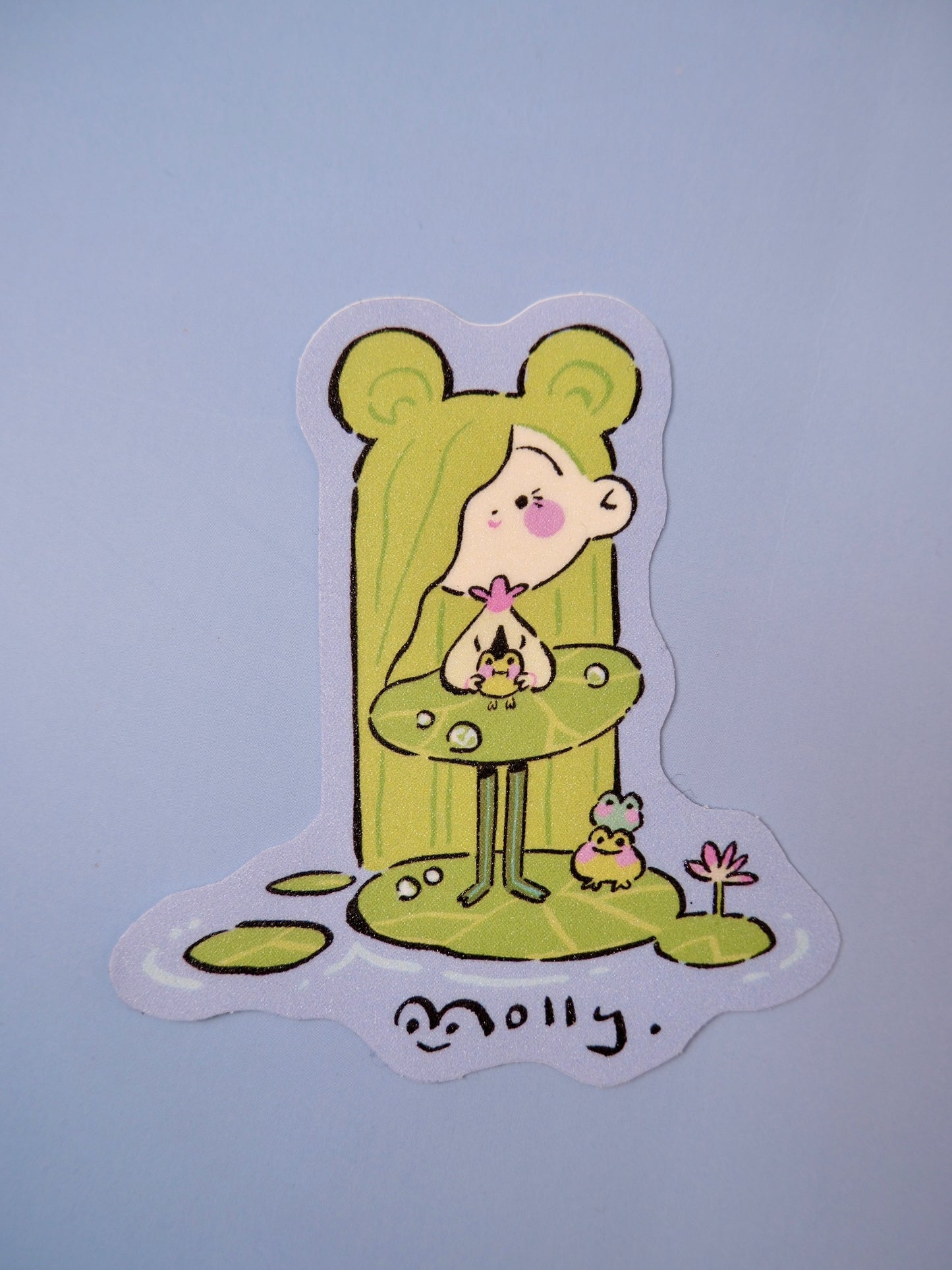 *Sticker* Molly and Frog