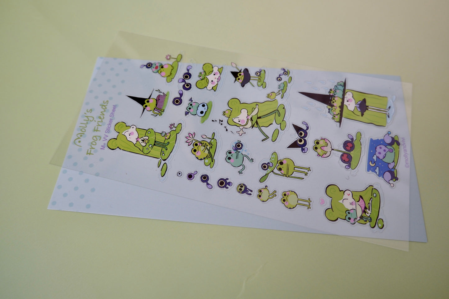 *Stickersheet* Molly's Frog Friends