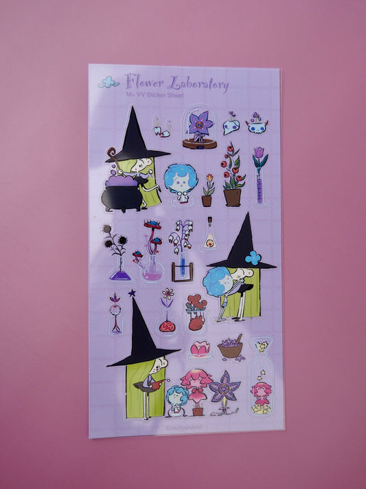*Stickersheet* Flower Laboratory