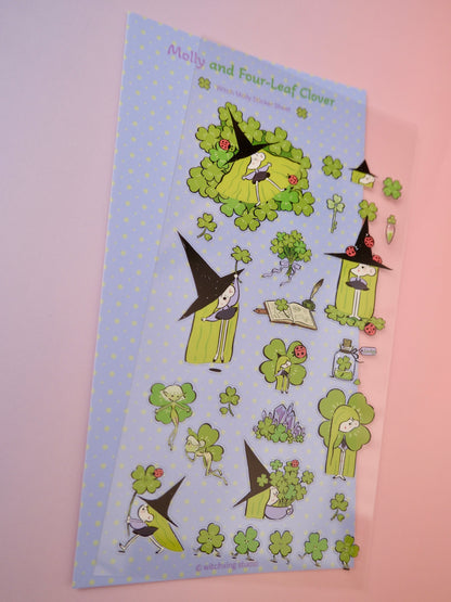 *Stickersheet* Molly and Four-leaf Clover