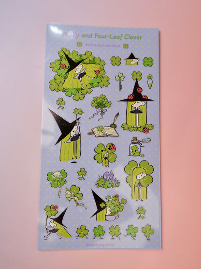 *Stickersheet* Molly and Four-leaf Clover
