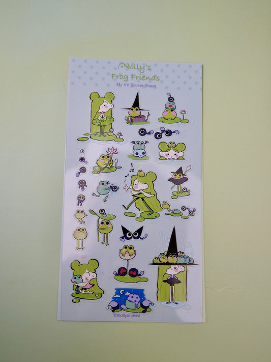*Stickersheet* Molly's Frog Friends