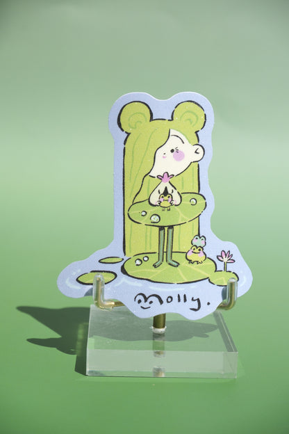 *Sticker* Molly and Frog