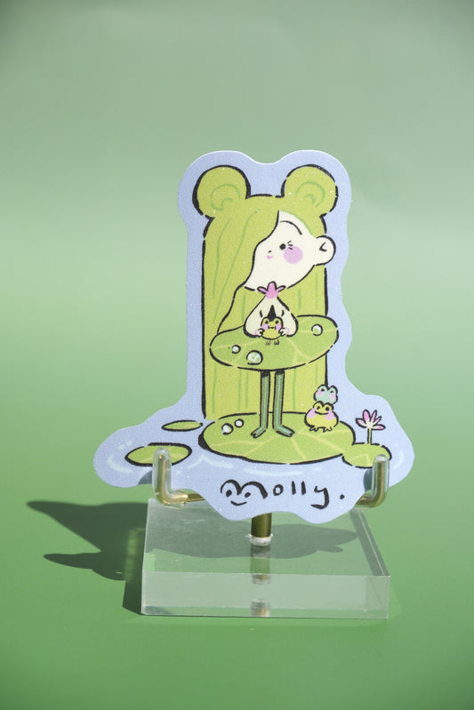 *Sticker* Molly and Frog