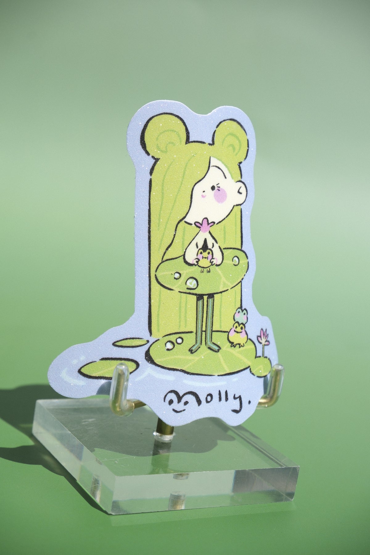 *Sticker* Molly and Frog
