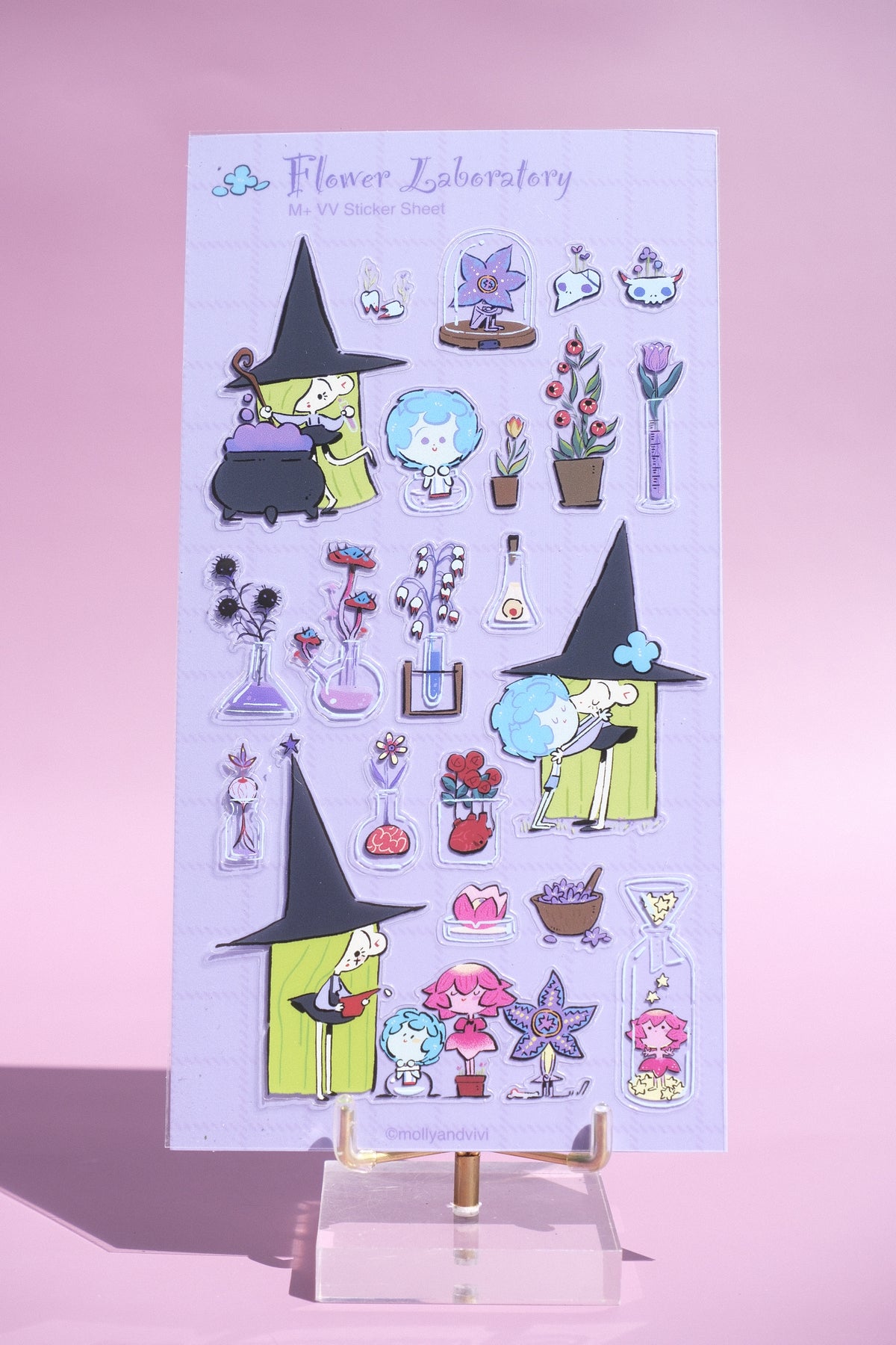 *Stickersheet* Flower Laboratory