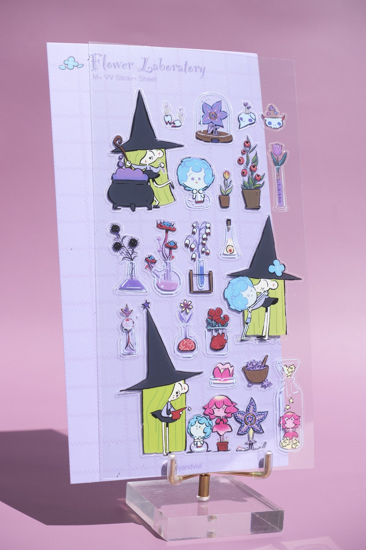*Stickersheet* Flower Laboratory