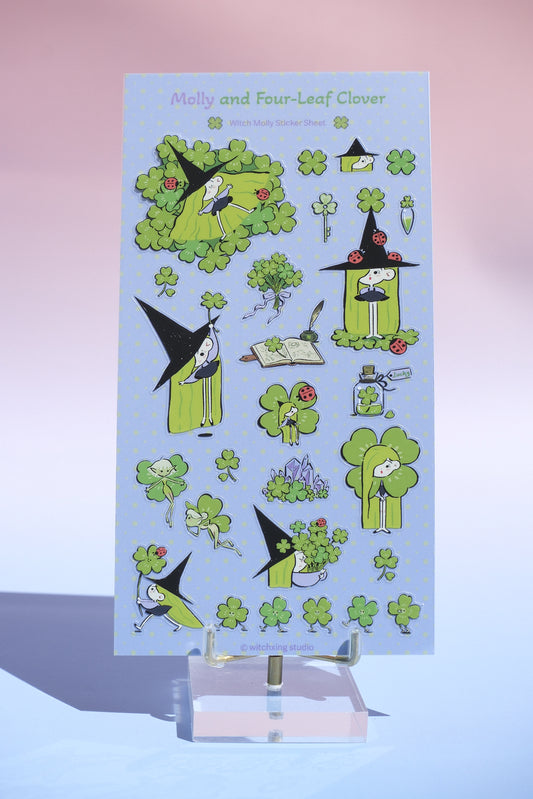 *Stickersheet* Molly and Four-leaf Clover