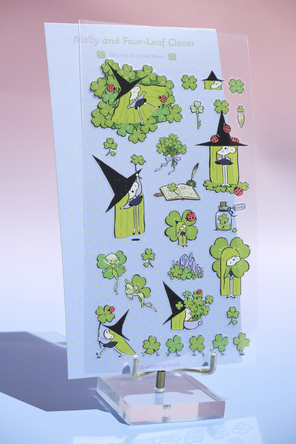 *Stickersheet* Molly and Four-leaf Clover