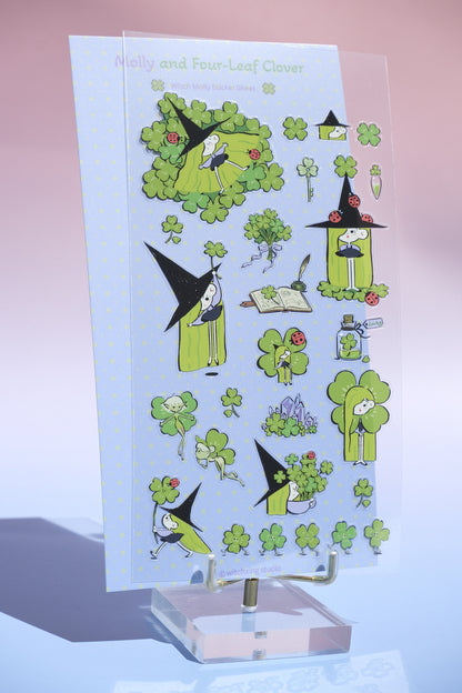 *Stickersheet* Molly and Four-leaf Clover