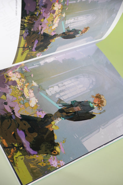 "Speed of Light" art book, 6 x 8", by Redum
